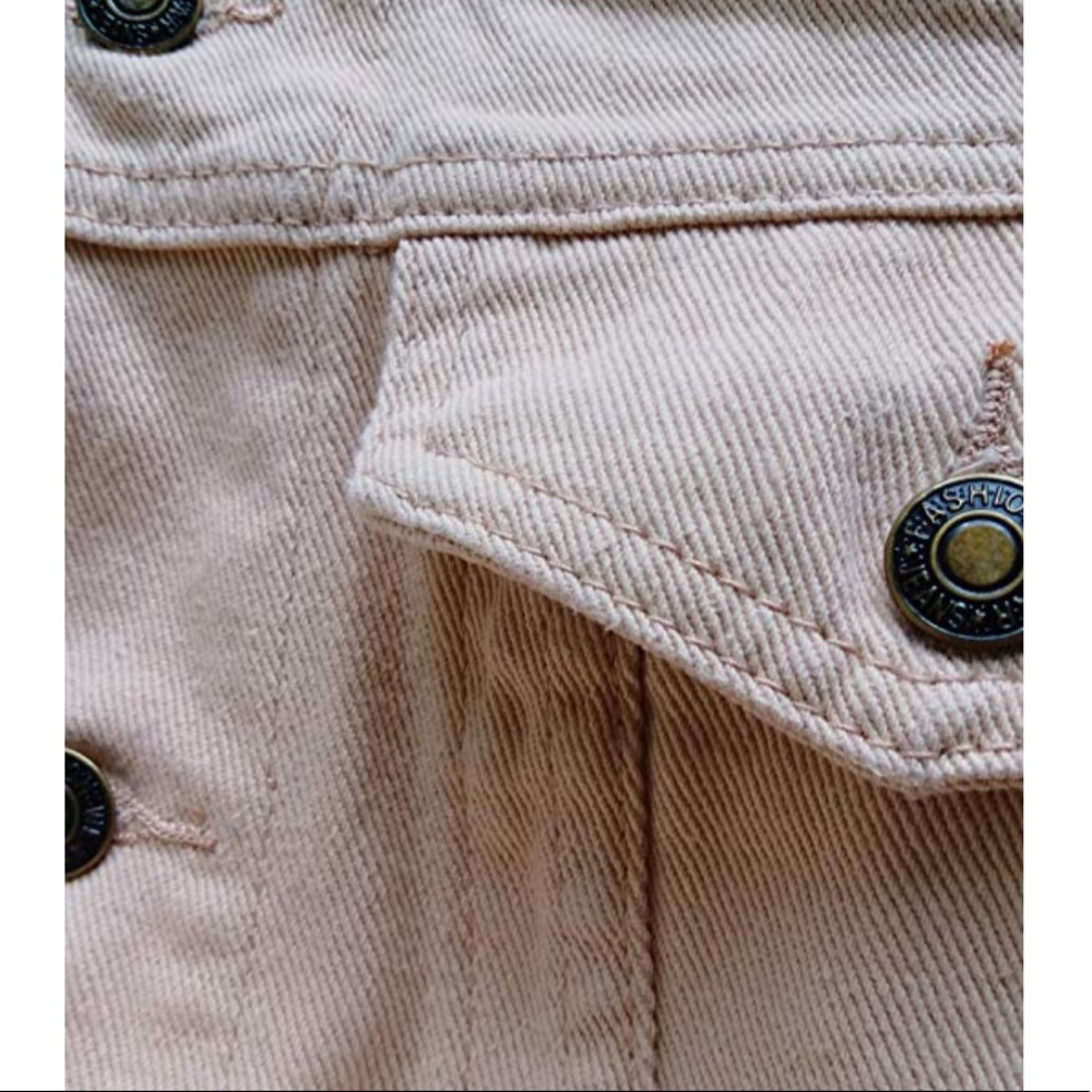 Pink Washed Boyfriend Denim Jacket - Picture 5 of 5